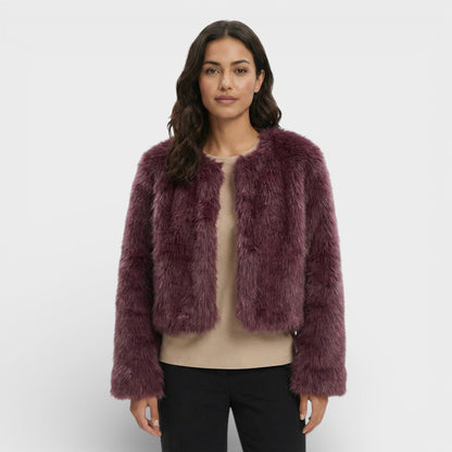 Chaqueta Corta de Piel Sintética Mujer - Mavetta