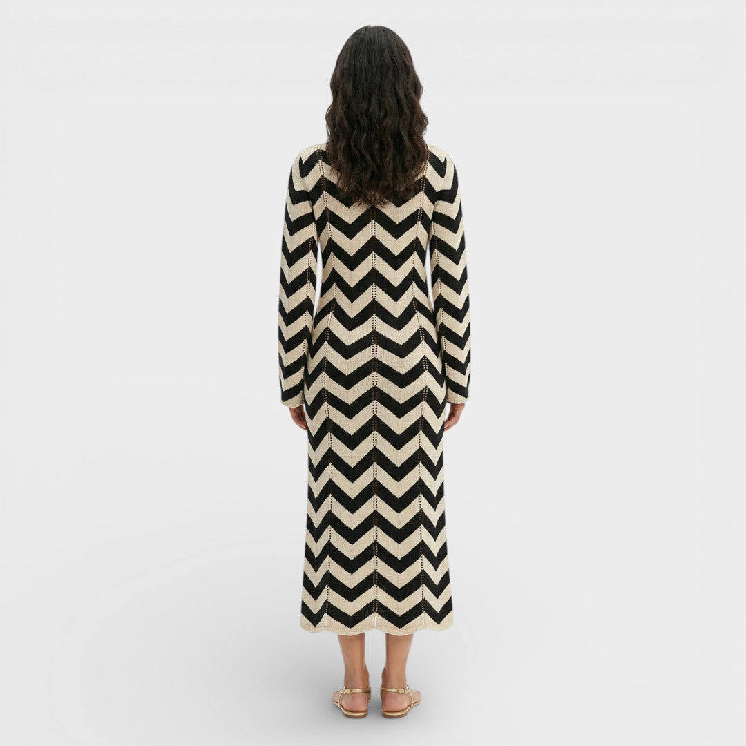 Vestido Mujer de Punto Ajuste Elegante