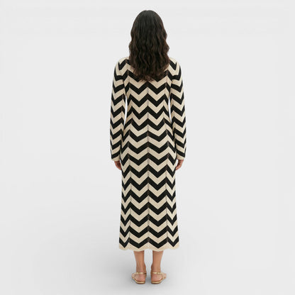 Vestido Mujer de Punto Ajuste Elegante