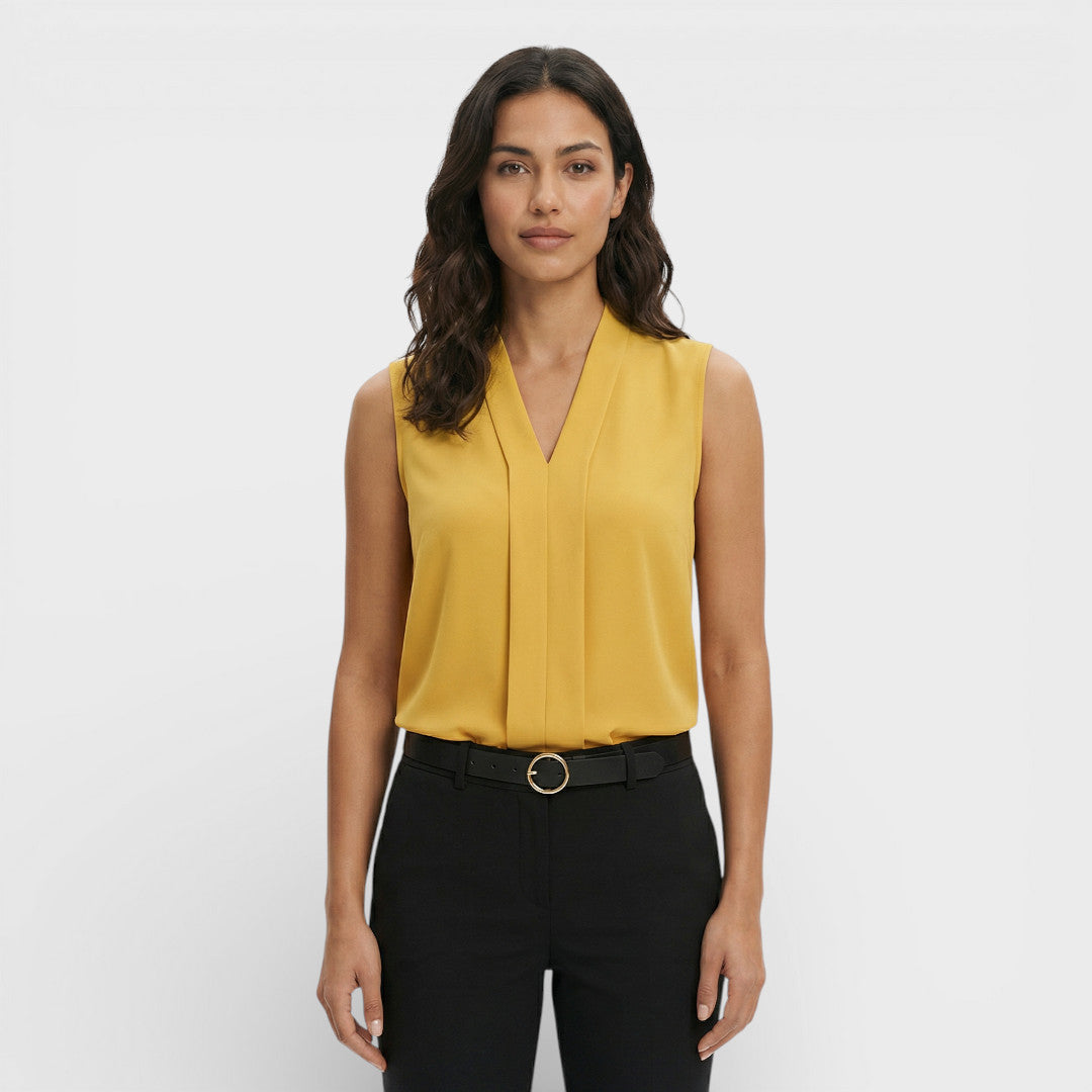 Blusa Mujer Sin Mangas Holgada