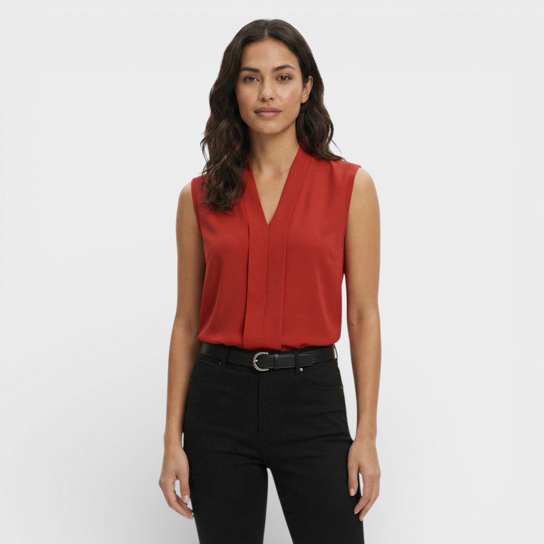 Blusa Mujer Sin Mangas Holgada