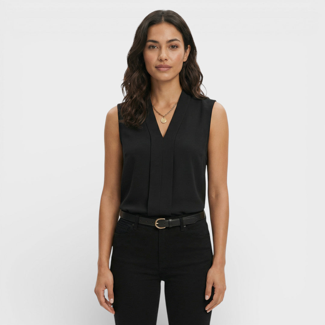 Blusa Mujer Sin Mangas Holgada