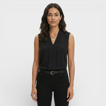 Blusa Mujer Sin Mangas Holgada
