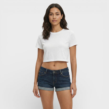 Pantalones Cortos Mujer Denim Ajustados