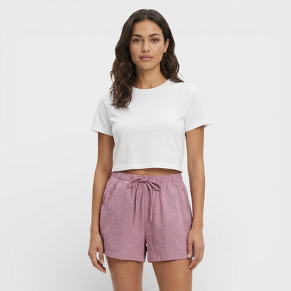 Pantalones Cortos Deportivos Mujer Cintura Alta Elasticos