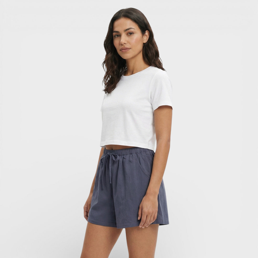 Pantalones Cortos Deportivos Mujer Cintura Alta Elasticos - Mavetta