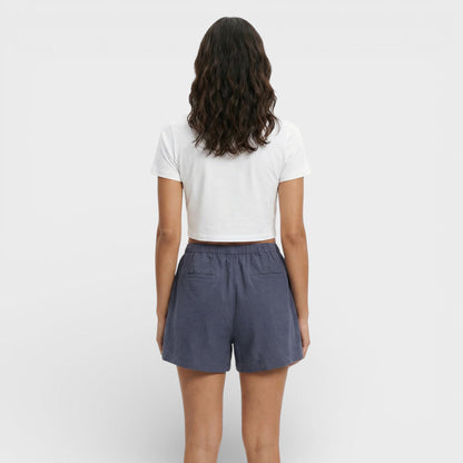 Pantalones Cortos Deportivos Mujer Cintura Alta Elasticos