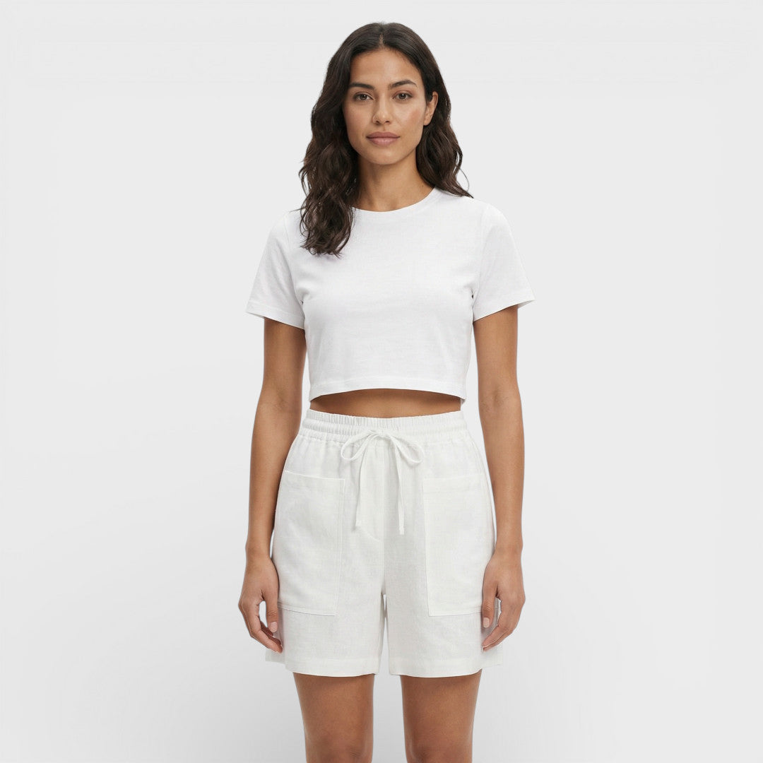 Shorts Mujer Tiro Alto Holgados Comodos