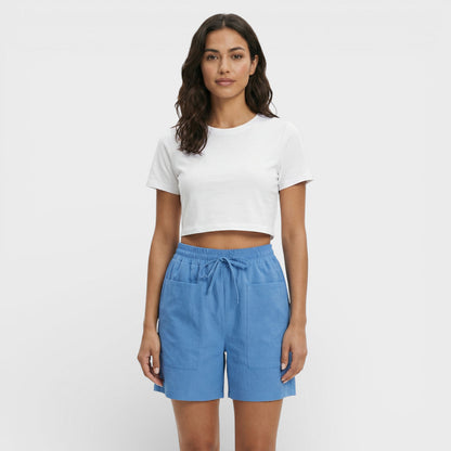 Shorts Mujer Tiro Alto Holgados Comodos