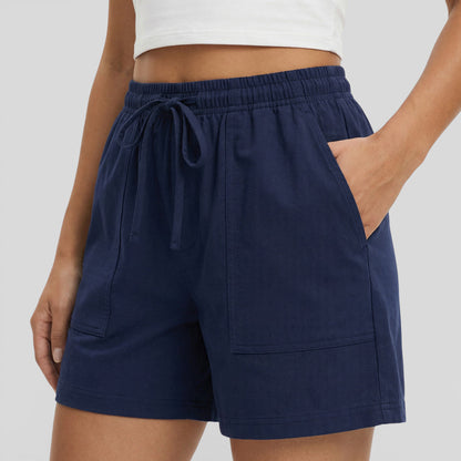 Shorts Mujer Tiro Alto Holgados Comodos