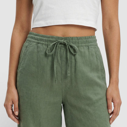 Pantalones Cortos Mujer Tejido Ligero Corte Relax
