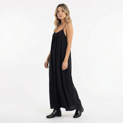 Vestido Largo Mujer Tirantes Fluido Veraniego