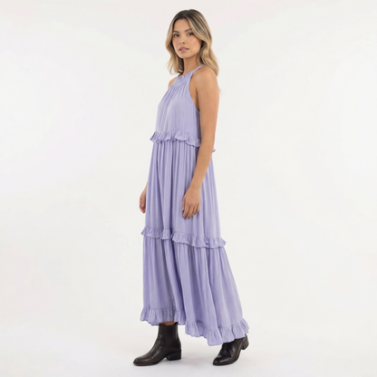 Vestido Largo Mujer Volantes Estilo Veraniego