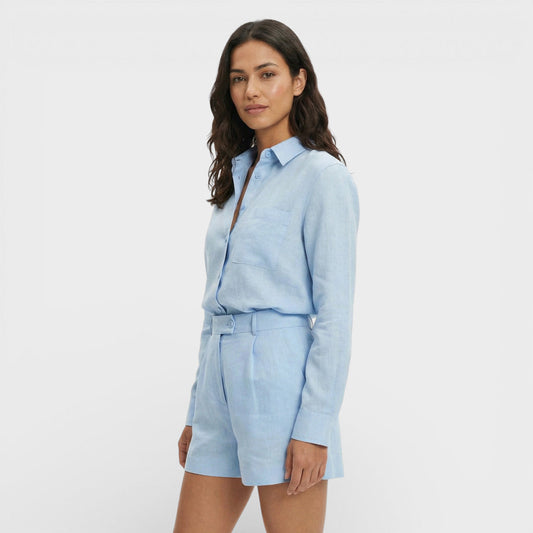 Conjunto Mujer Camisa Algodón y Shorts Ajuste Cómodo - Mavetta
