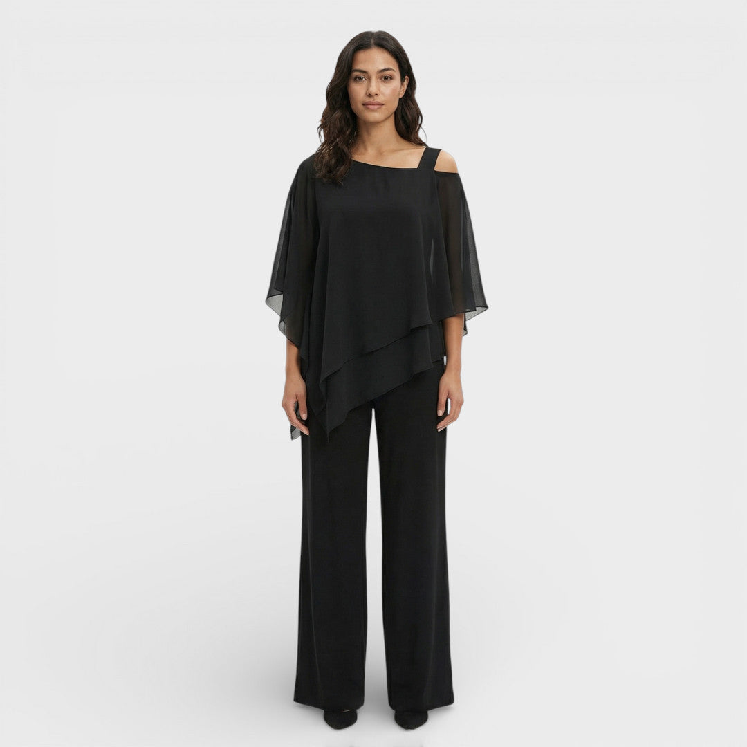 Conjunto Mujer Blusa y Pantalón Corte Clásico