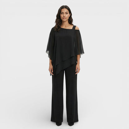 Conjunto Mujer Blusa y Pantalón Corte Clásico