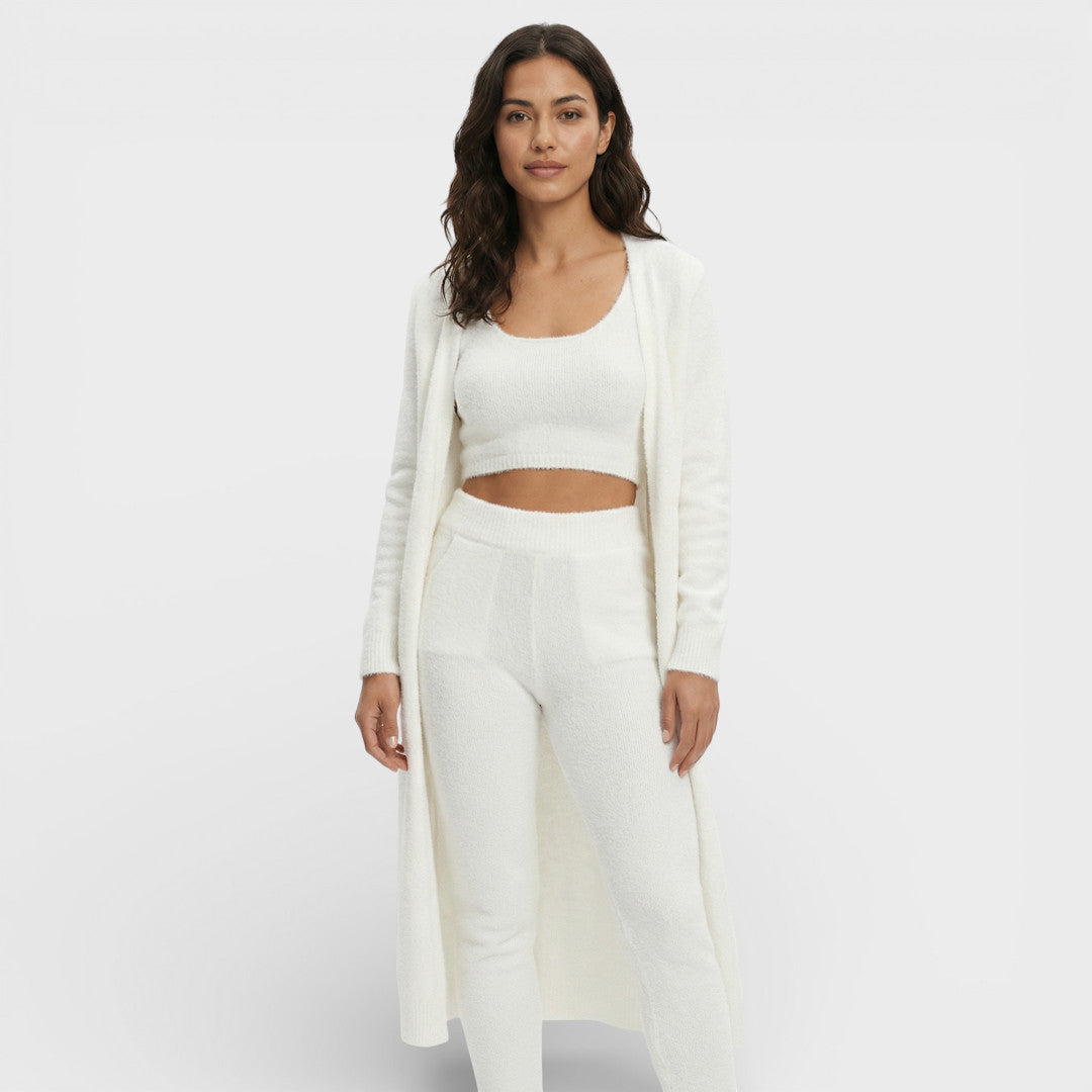 Conjunto loungewear mujer de tres piezas cómodo