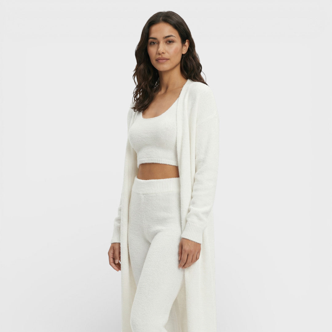 Conjunto loungewear mujer de tres piezas cómodo - Mavetta
