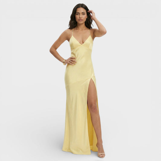 Vestido Maxi Mujer con Abertura Estilo Elegante - Mavetta