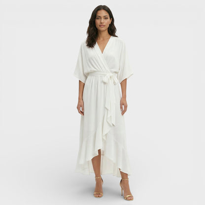 Vestido Mujer Escote en V Corte Ajustado