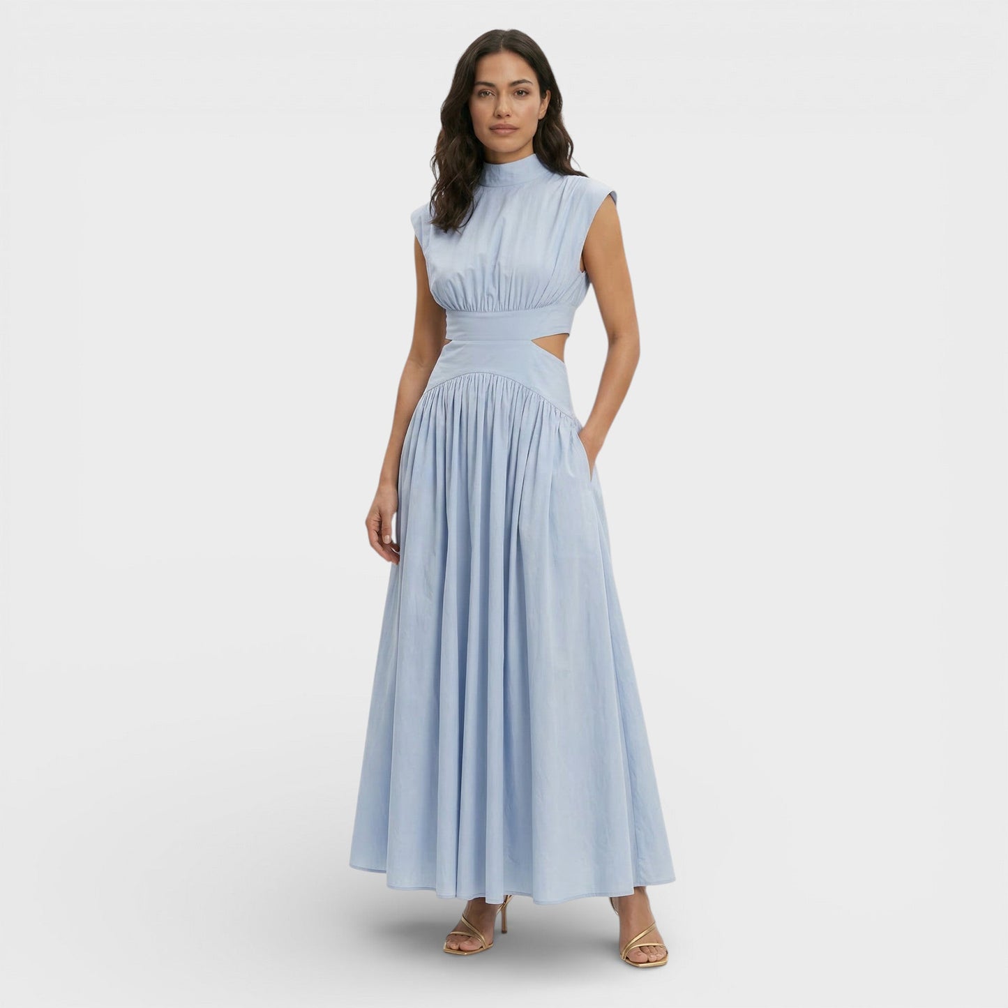 Vestido Maxi Mujer Formal Sin Mangas
