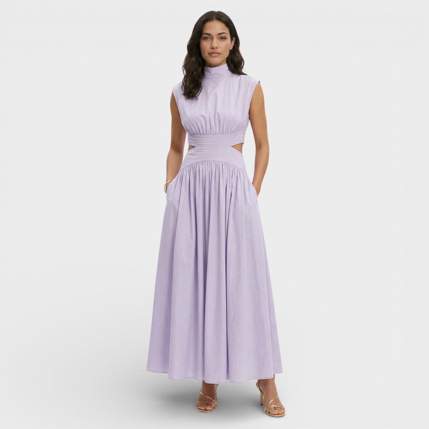 Vestido Maxi Mujer Formal Sin Mangas