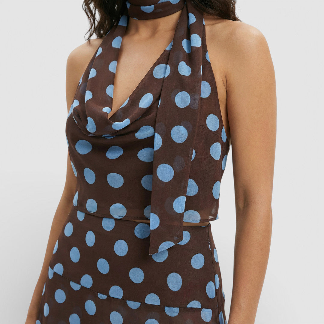 Conjunto Mujer Dos Piezas Gasa Estampado