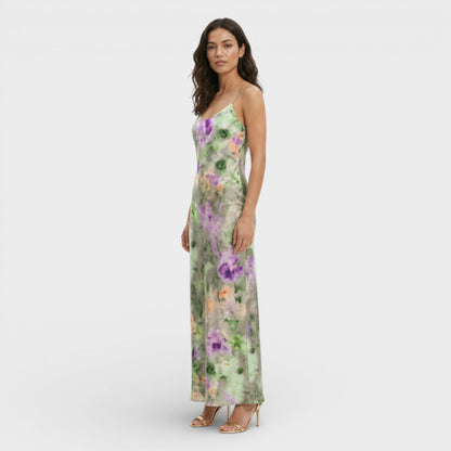 Vestido Midi Mujer Fiesta Espalda Abierta