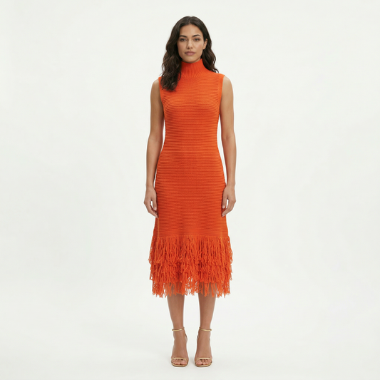 Vestido Midi Mujer Fiesta Sin Mangas - Mavetta