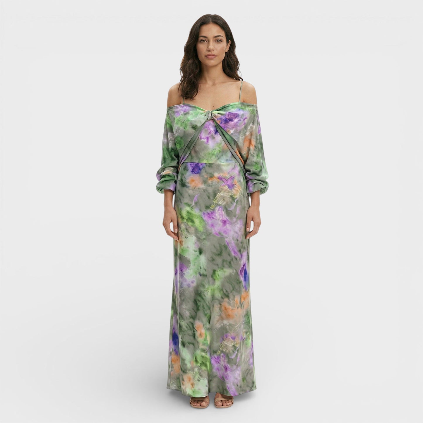 Vestido Midi Mujer Fiesta Espalda Abierta