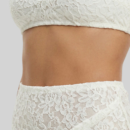 Conjunto Mujer Dos Piezas Encaje Ajustado