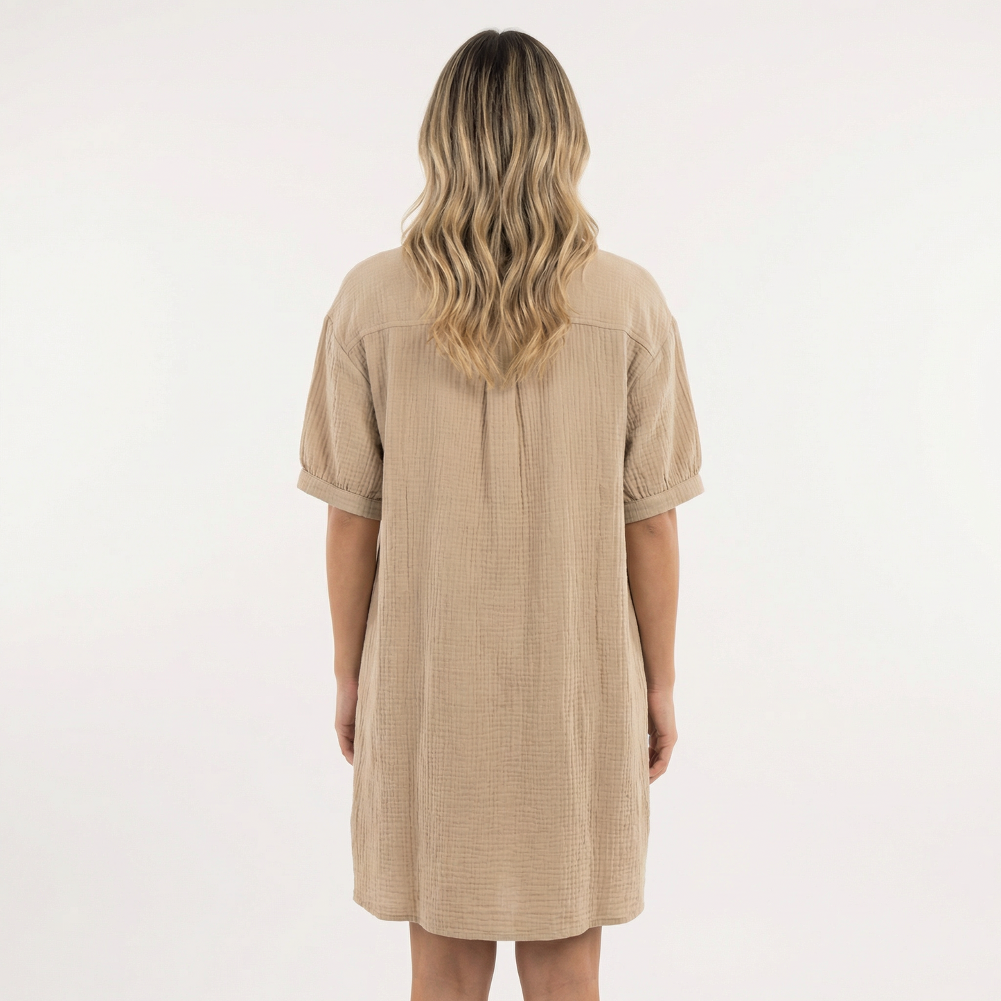 Vestido Camisero Mujer Talla Grande Ajuste Clásico