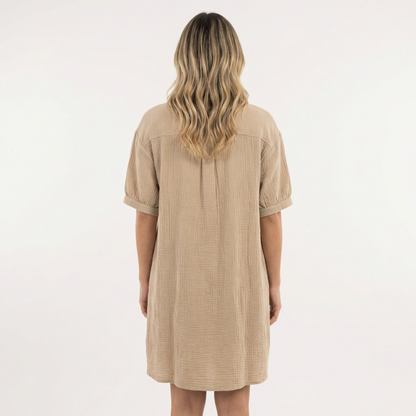Vestido Camisero Mujer Talla Grande Ajuste Clásico