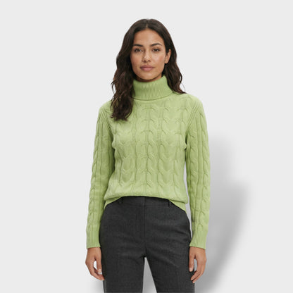 Jersey Cuello Alto Mujer Ajustado