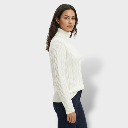 Jersey Cuello Alto Mujer Ajustado