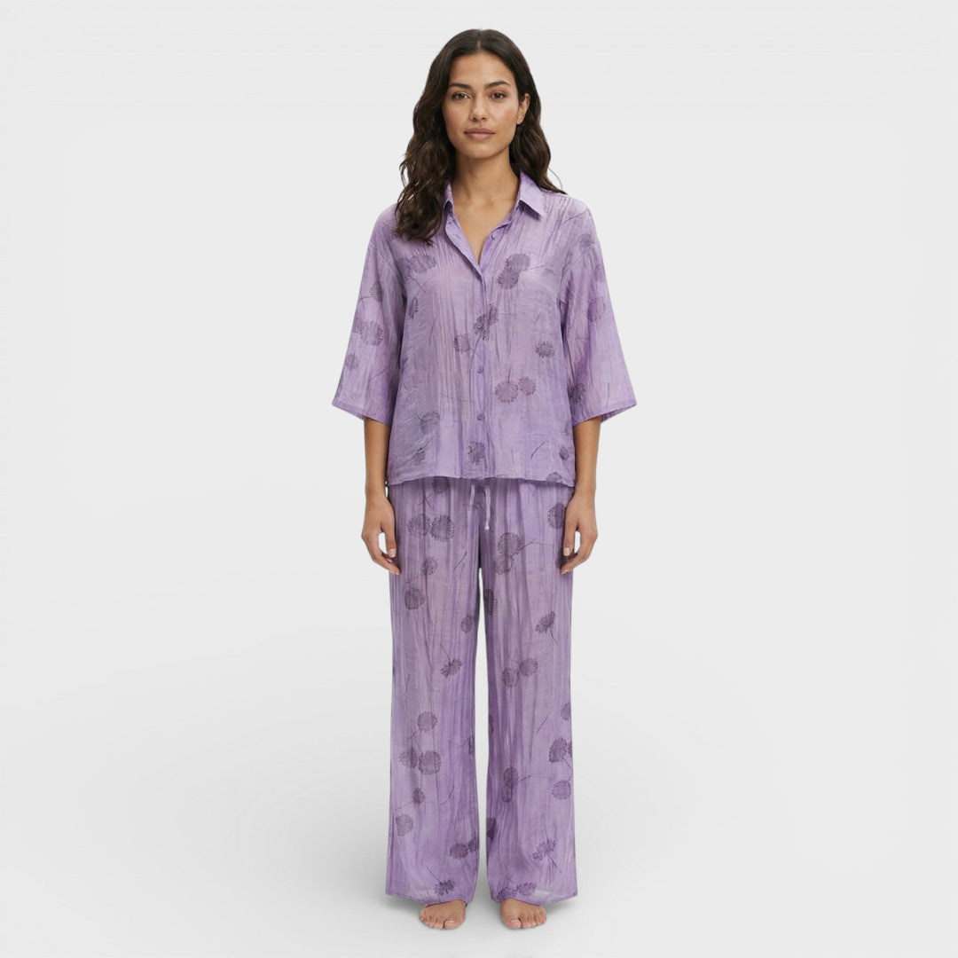 Conjunto Mujer Jacquard Ajuste Elegante