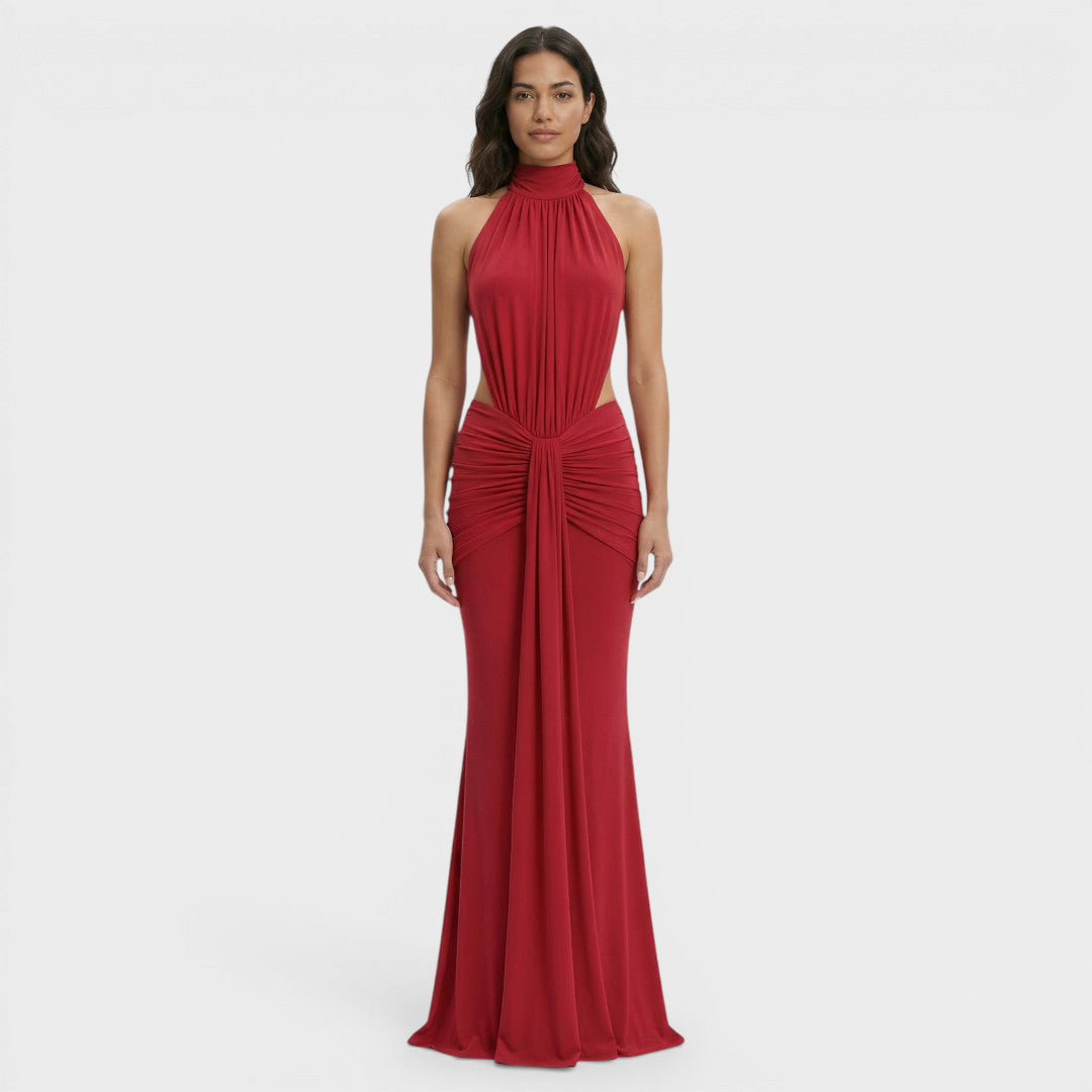 Vestido Largo Mujer Fiesta Espalda Abierta