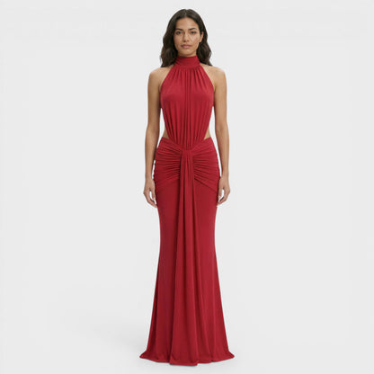Vestido Largo Mujer Fiesta Espalda Abierta