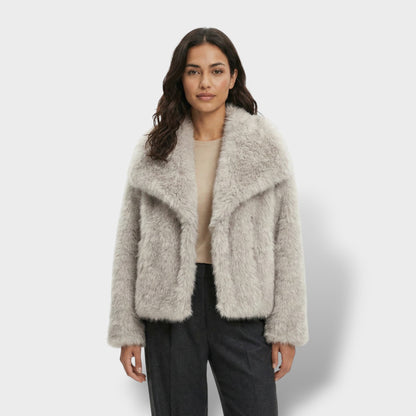 Chaqueta de Pelo Sintético de Lujo Mujer - Mavetta