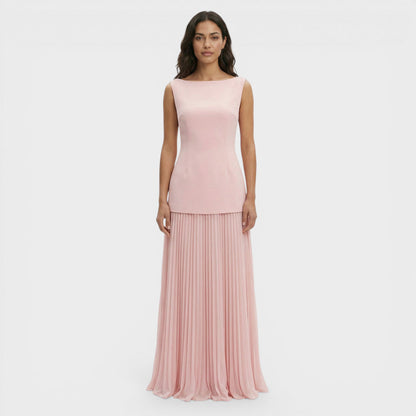 Conjunto Mujer Vestido Plisado Ajuste Comodo