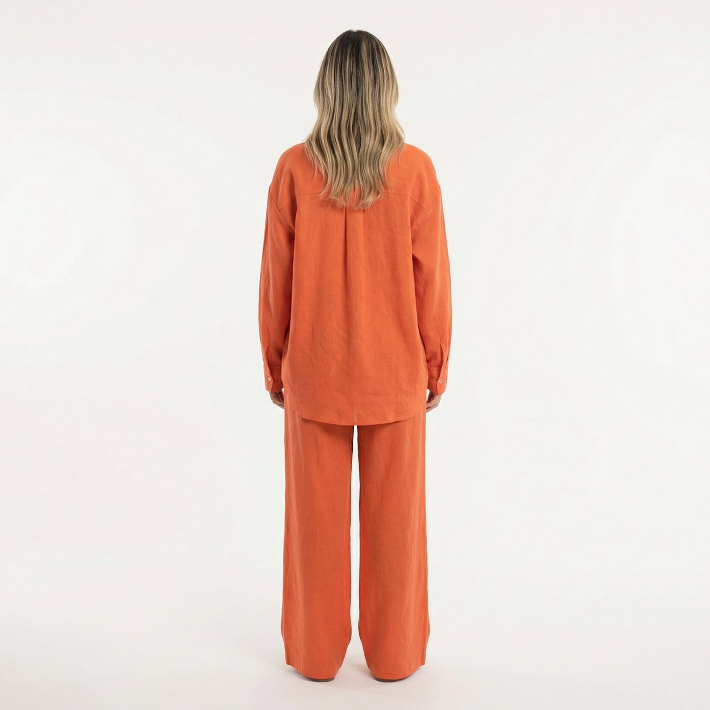 Conjunto Mujer de Lino Elegante Ajuste Moderno