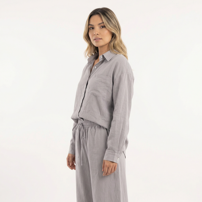 Conjunto Mujer de Lino Elegante Ajuste Moderno