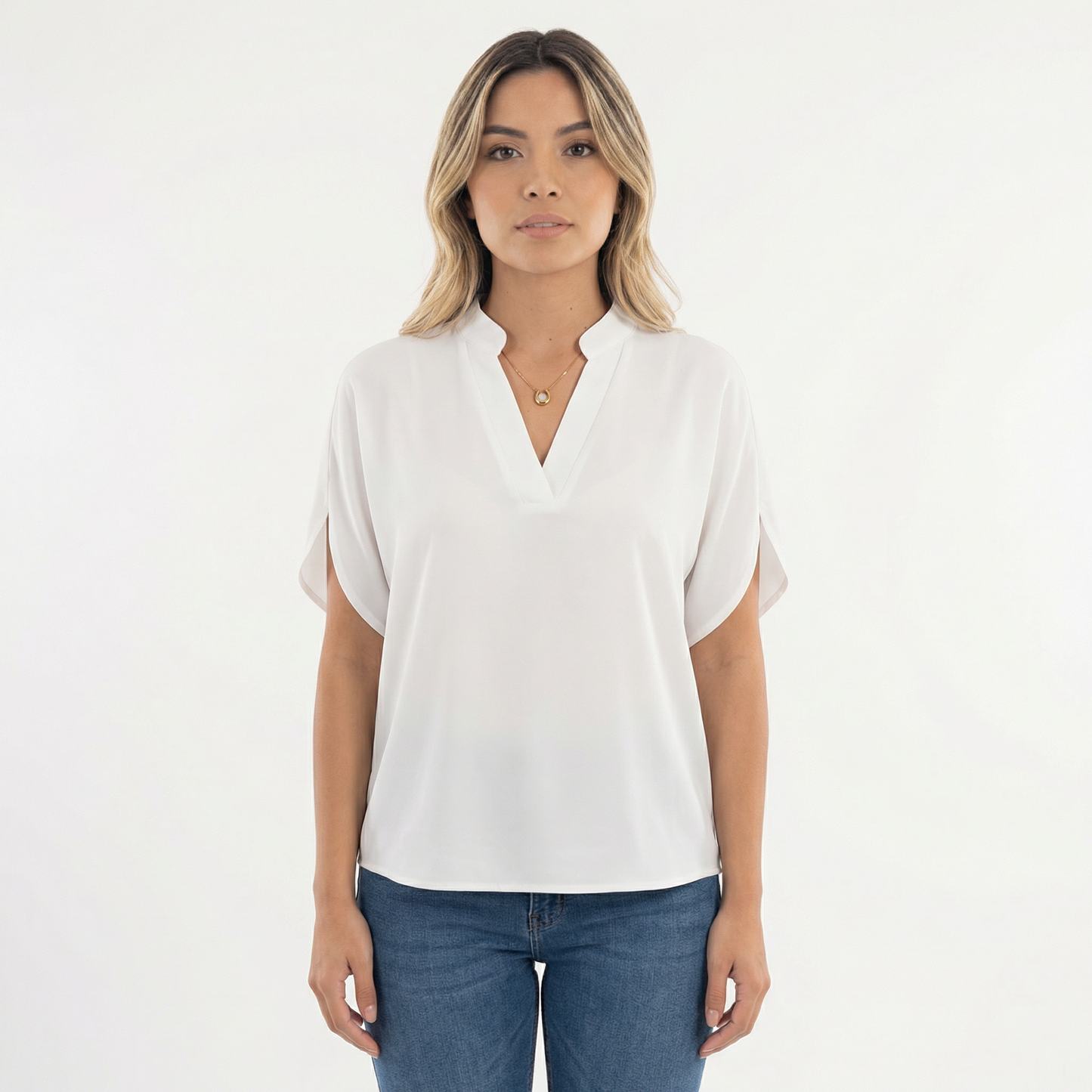 Blusa Mujer Tejido Liviano Corte Elegante - Mavetta
