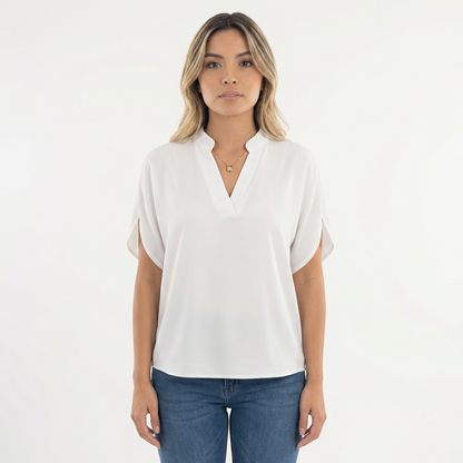 Blusa Mujer Tejido Liviano Corte Elegante - Mavetta