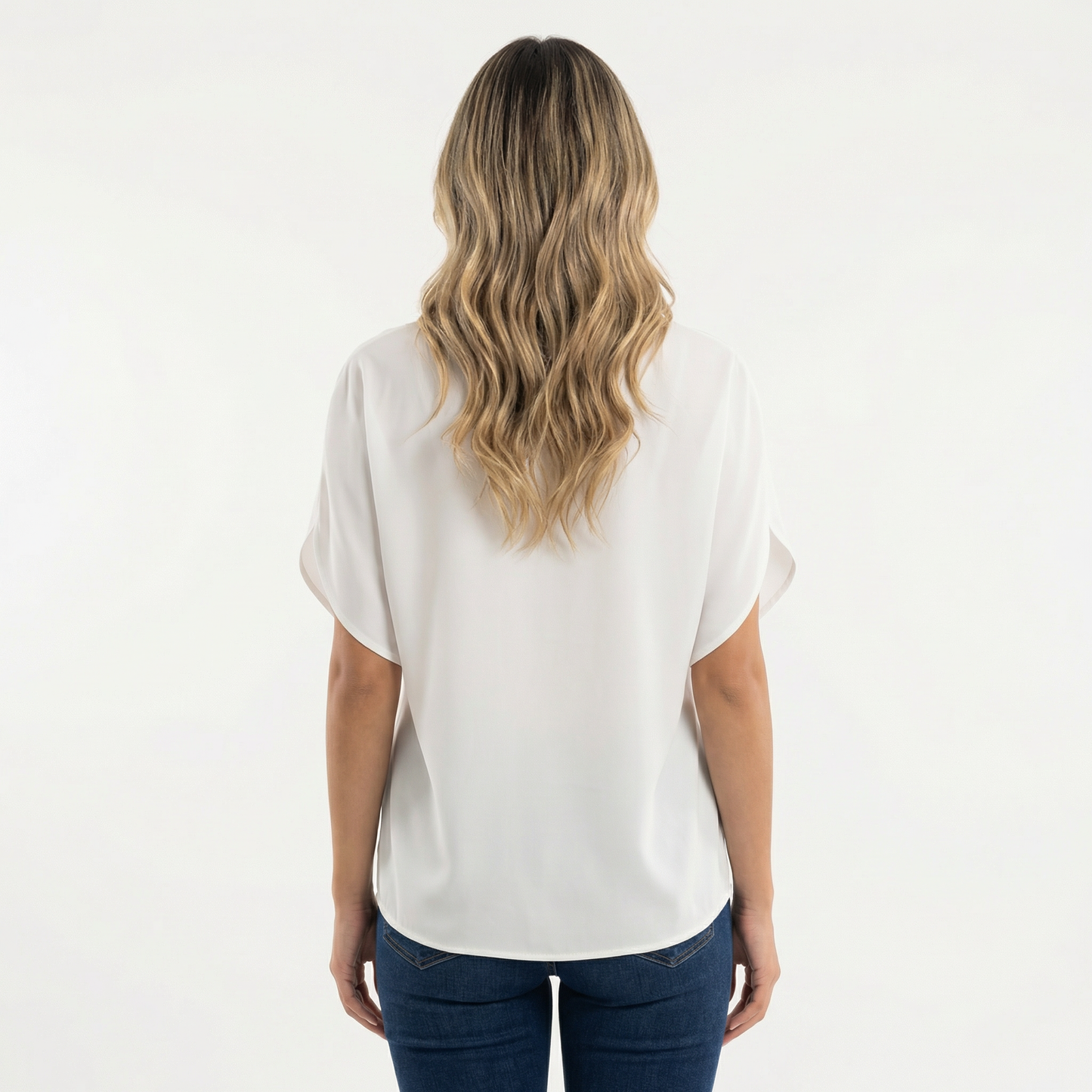 Blusa Mujer Tejido Liviano Corte Elegante