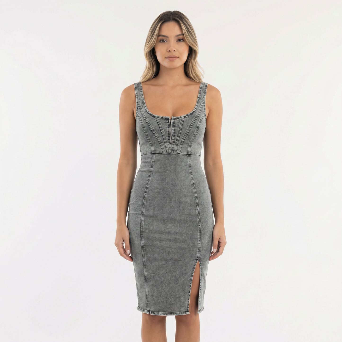 Vestido Mujer de Mezclilla Tirantes Ajustables - Mavetta