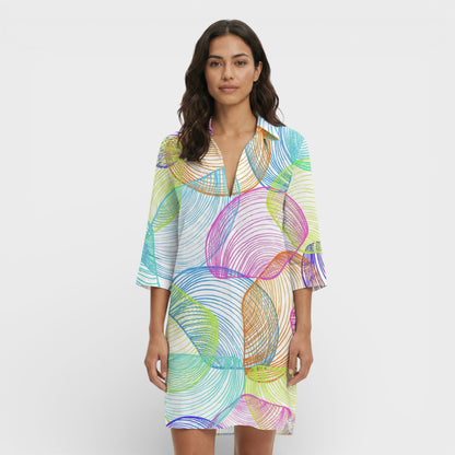 Vestido Camisero Mujer Largo con Botones
