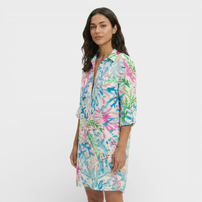 Vestido Camisero Mujer Largo con Botones