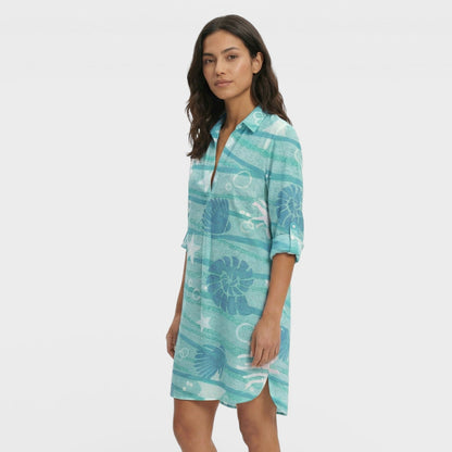 Vestido Camisero Mujer Largo con Botones