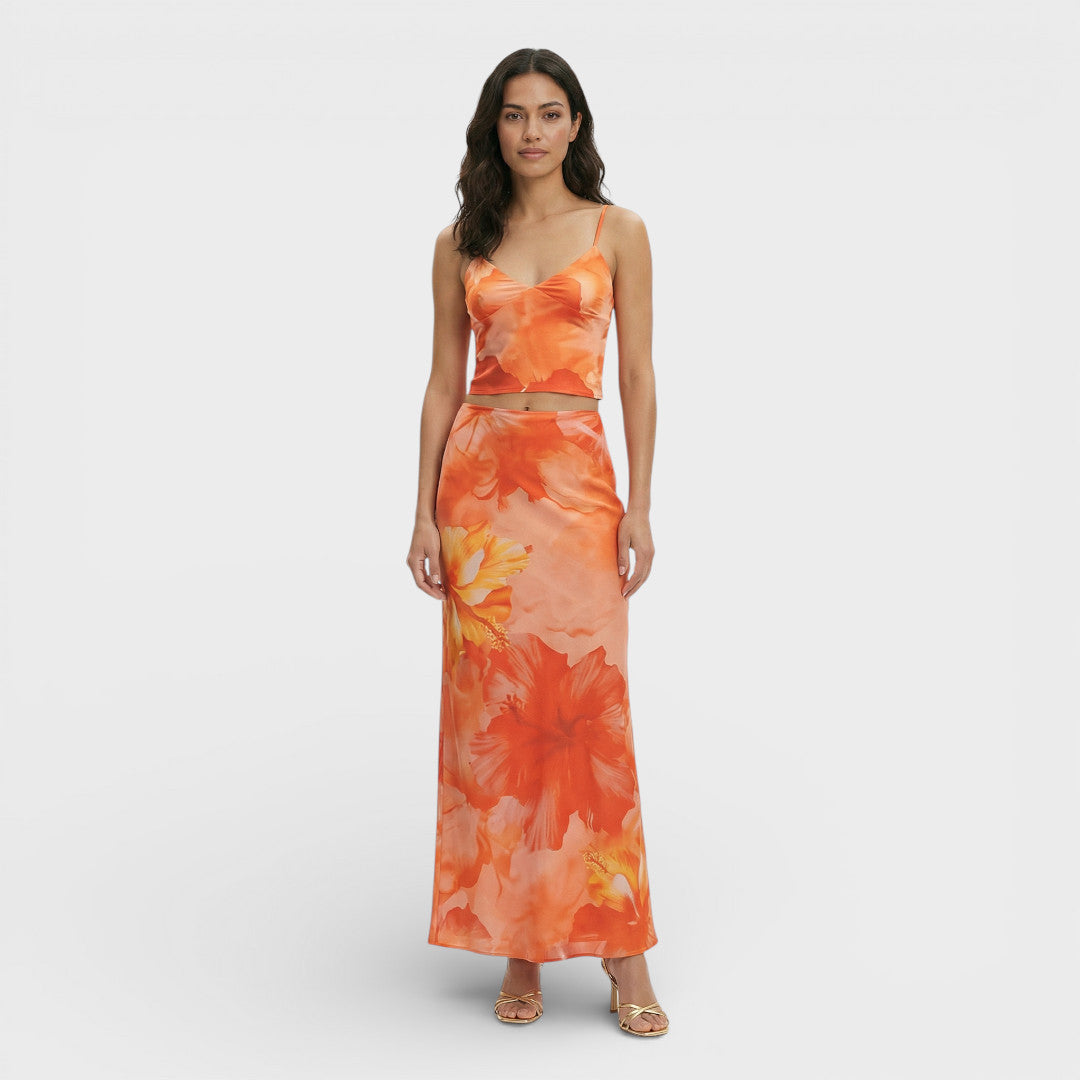 Conjunto Mujer Dos Piezas Algodón Estampado Tie-Dye